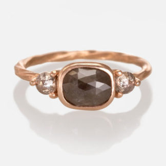 Custom 14k Rose Gold Engagement Ring