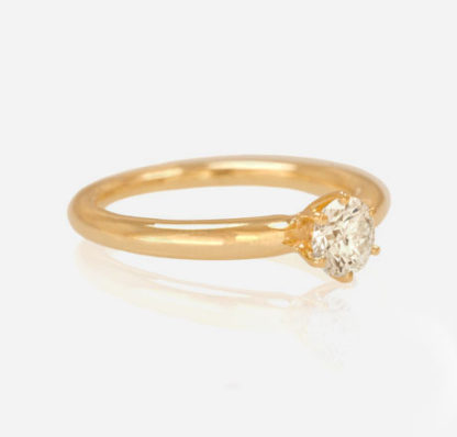 Prong Solitaire Ring Side
